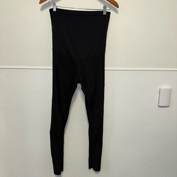 Women's Sandpiper Maternity Leggings Size Medium Black - Picture 1 of 10